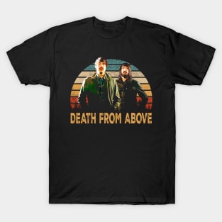 Rhythmic Skies Death Above Band-Inspired Fashion Soars to New Heights T-Shirt